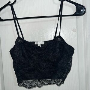 Leith Black Lace Camisole